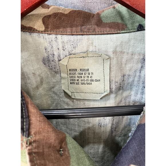 VINTAGE RAMBO COMBAT JACKET JUNGLE CAMO M REG NATO USA COAT US ARMY MARINES - Picture 6 of 6